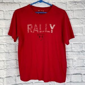 Under armour short sleeve Crewneck t-shirt red sz youth XL